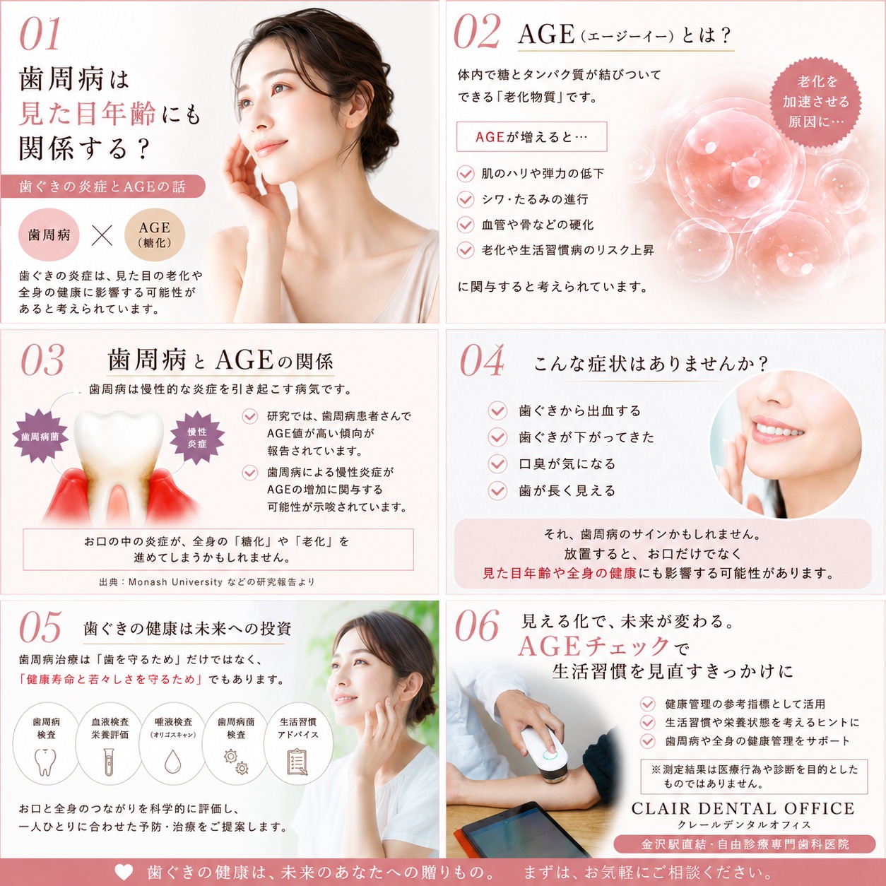歯ぐきの炎症は、見た目年齢にも関係する？