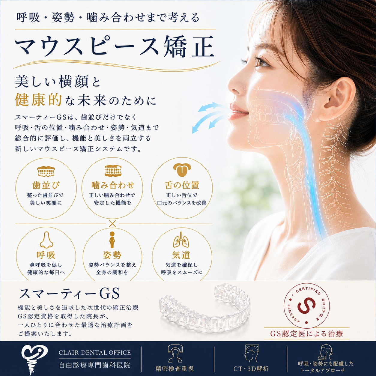歯の矯正、歯並びだけでは終わらせない